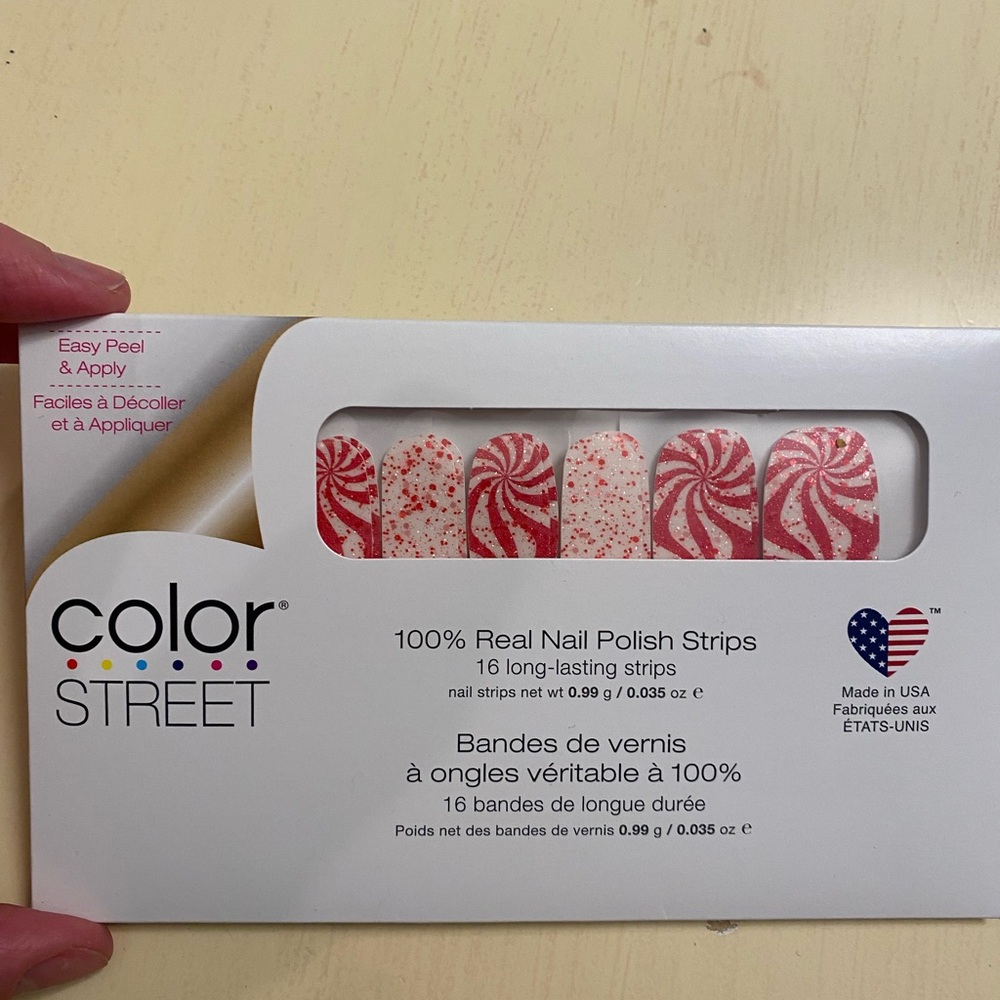 Retired Nib color street Candy Cane Crush